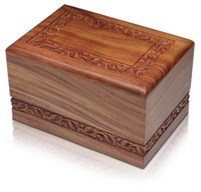 wooden-urn